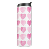 Niedlich rosa Wasserfarbenwärmer Thermosbecher (Nach links gedreht)