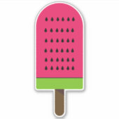 Niedlich-rosa Wassermelone Aufkleber (Vorderseite)