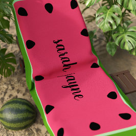 Niedlich rosa Wassermelone Seeds Custom Beach Hand Strandtuch