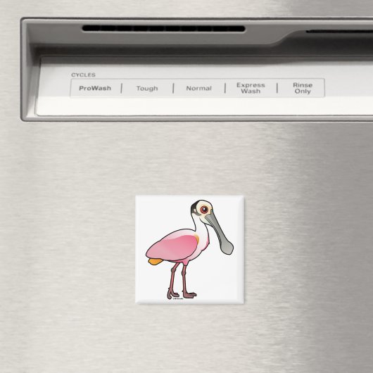 Niedlich Roseate Spoonbill Magnet (In Situ (Geschirrspüler))