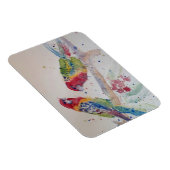 Niedlich Rosella Parrots Vogel Magnet (Rechte Seite)