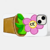Niedlich Rosy Posy Potted Blume Case-Mate iPhone C Hülle (Rückseite (Horizontal))