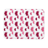 Niedlich Rote und rosa Herzen mit Flügeln Magnet (Horizontal)