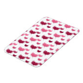 Niedlich Rote und rosa Herzen mit Flügeln Magnet (Linke Seite)