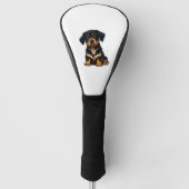 Niedlich Rottweiler - Geschenke für Besitzer von R Golf Headcover (Vorderseite)