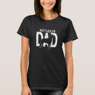Niedlich Rottweiler Hund Vater Welpenvater T-Shirt