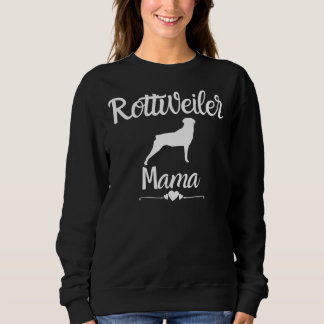 Niedlich Rottweiler Mama Dog Sweatshirt