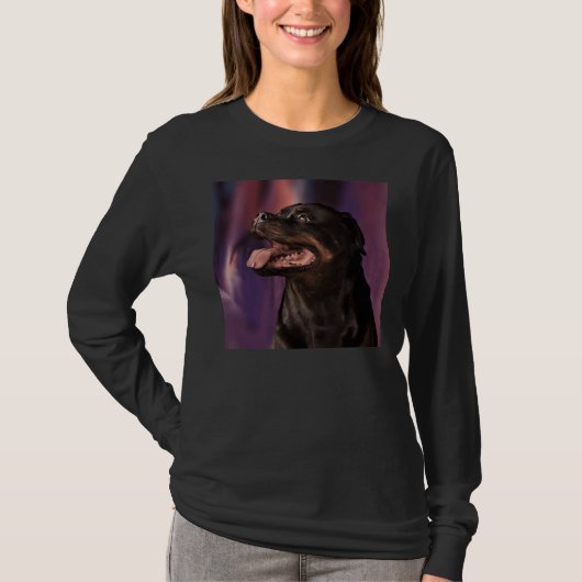 Niedlich Rottweiler Premium Scoop T-Shirt (Vorderseite)