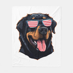 Niedlich Rottweiler Puppy Fleecedecke