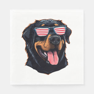Niedlich Rottweiler Puppy Serviette