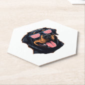 Niedlich Rottweiler Puppy Untersetzer (angewinkelt)