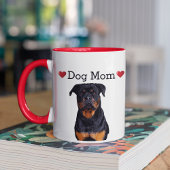 Niedlich Rottweiler Rottie Heart Dog Mama Welpe Tasse