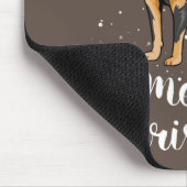Niedlich Rottweiler Weihnachtsmannmütze Frohe Weih Mousepad (Ecke)