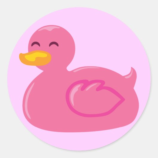Niedlich Rubberducky Runder Aufkleber (Vorderseite)