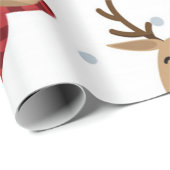 Niedlich Rudolph Christmas Pattern Geschenkpapier (Rolleneckpunkt)