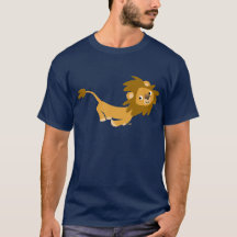 Niedlich Running Cartoon Lion