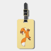 Niedlich Running Fox Gepäckanhänger (Vorderseite vertikal)
