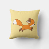 Niedlich Running Fox Kissen (Rückseite)