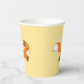 Niedlich Running Fox Pappbecher (Rechts)