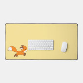 Niedlich Running Fox Schreibtischunterlage (Tastatur & Maus)