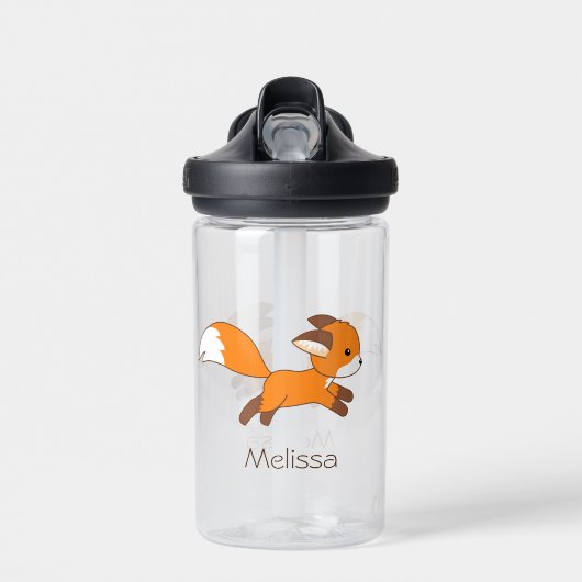 Niedlich Running Fox Trinkflasche (Vorne)