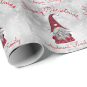 Niedlich Rustikal Personalisiert frohe Weihnachtsg Geschenkpapier (Rolleneckpunkt)