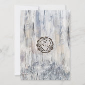 Niedlich Rustikal rosa Herzmuschel Stiefel Brautpa Einladung (Rückseite)