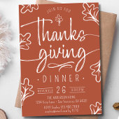 Niedlich rustikale Erntedank Dinner Script Herbstl Einladung