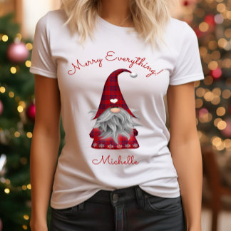 Niedlich Rustikale Fröhlichkeit alles Weihnachten  T-Shirt