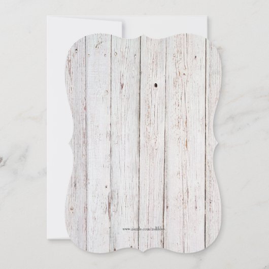 Niedlich Rustikale Küche Lingerie Brautparty Einla Einladung (Rückseite)