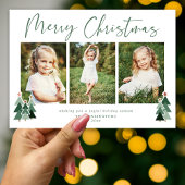 Niedlich Rustikale Moderne frohe Weihnachten 3 Fot