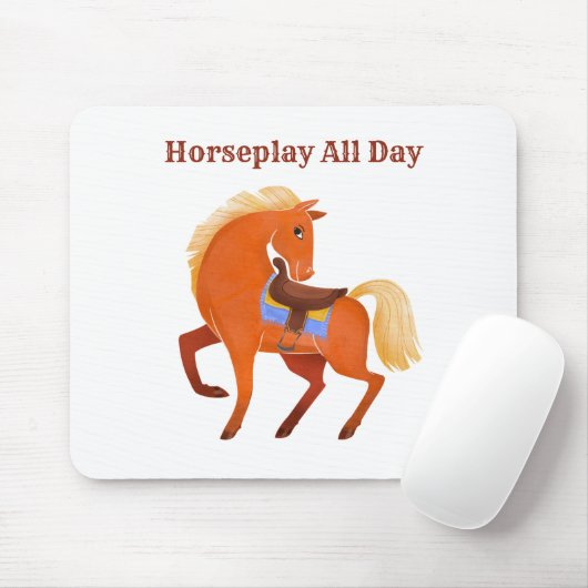 Niedlich Rustikaler Brauner Name Personalisiert Mousepad (Mit Mouse)