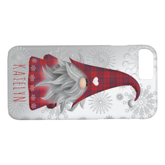 Niedlich Rustikaler Shiny Snowy Frohe Weihnachtsgn Case-Mate iPhone Hülle (Rückseite (Horizontal))