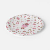 Niedlich Rustikales Cowgirl Western Coquette Party Pappteller (Schrägansicht)