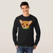 Niedlich Sad Chihuahua Pattern T-Shirt (Vorne ganz)