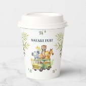 Niedlich Safari Animal Jungle Geburtstagsparty Pappbecher (Vorderseite)