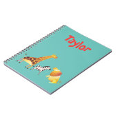 Niedlich Safari Animal Themed Notizblock (Linke Seite)