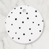 Niedlich Safari Animals Baby Dusche Geschenkanhänger (Rückseite)