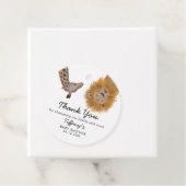 Niedlich Safari Animals Baby Dusche Geschenkanhänger (Beispiel)