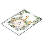 Niedlich Safari Animals Jungle Greenerity Boys Sch Notizblock (Linke Seite)