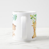 Niedlich Safari Baby Animals Kinder Jumbo-Tasse (Rückseite)