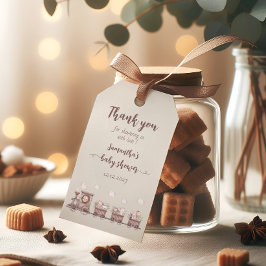 Niedlich Safari Baby Animals Train Baby Dusche Geschenkanhänger