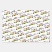 Niedlich Safari Geschenkpapier Set (Vorderseite)