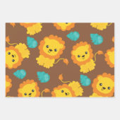 Niedlich Safari Geschenkpapier Set (Vorderseite 3)