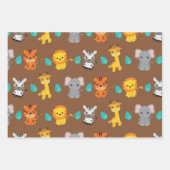 Niedlich Safari Geschenkpapier Set (Vorderseite 2)