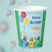 Niedlich Safari Hippo Geburtstag Pappbecher