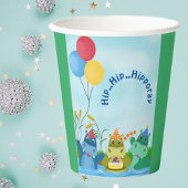 Niedlich Safari Hippo Geburtstag Pappbecher