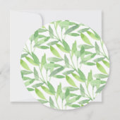 Niedlich Safari Jungle Animals Boys Baby Dusche Einladung (Rückseite)