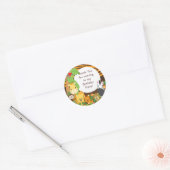 Niedlich Safari Jungle Geburtstagsparty Runder Aufkleber (Umschlag)