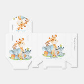 Niedlich Safari Jungle Girl Geschenkschachtel (Ungefaltet)